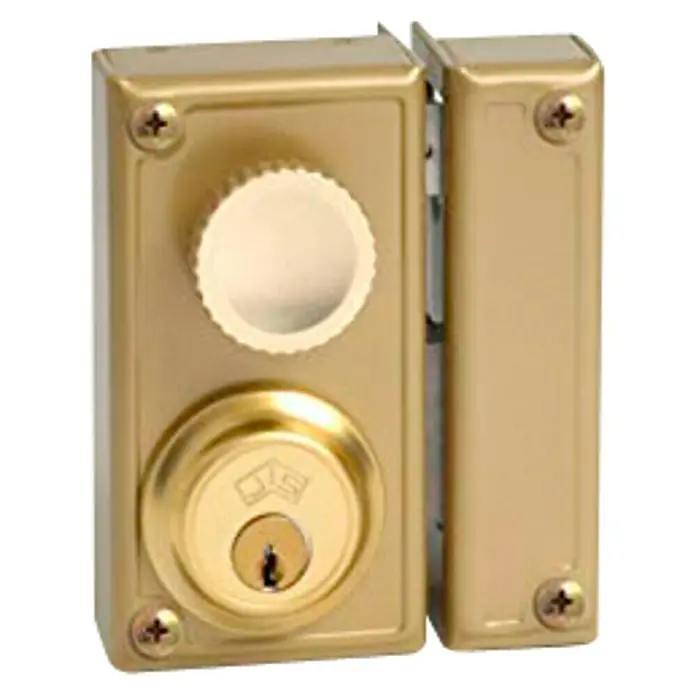 JiS Cerradura con cerrojo 34-6 - Tipo de cerradura: Cerradura de bombín, DIN-Izquierda, Puerta exterior
