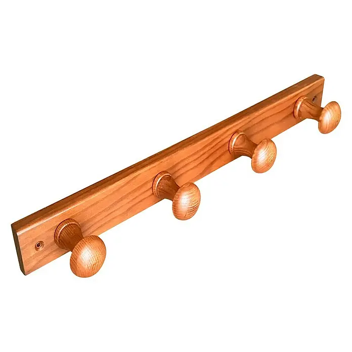 Nesu Perchero 9904 - L x An x Al: 48,5 mm x 5 cm x 7,2 cm, Madera, Miel