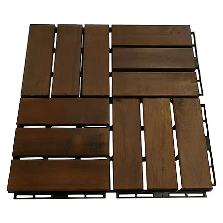 Loseta de madera con sistema click
