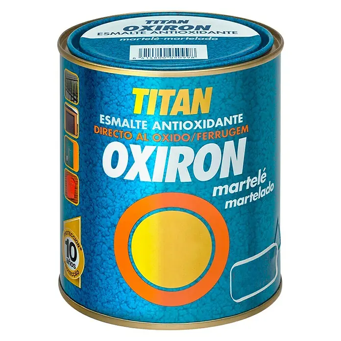 Oxiron Esmalte para metal - Grafito, 750 ml, Martelé