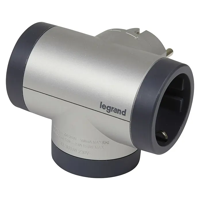 Legrand Ladrón Rotativo - Aluminio, 16 A, 3.680 W - Vista angular