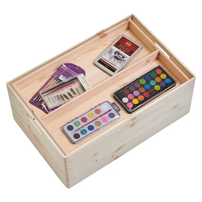 Tabletteinsatz XL - 55 x 37 x 5 cm, Passend für: Stapelbox XL - Ansicht von oben