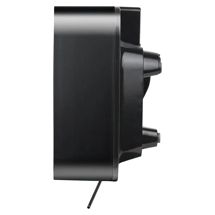 Black+Decker Keramik-Heizlüfter BXWSH2000E - 2.000 W, Anthrazit, 11,7 x 56 x 18,5 cm - Linke Seitenansicht