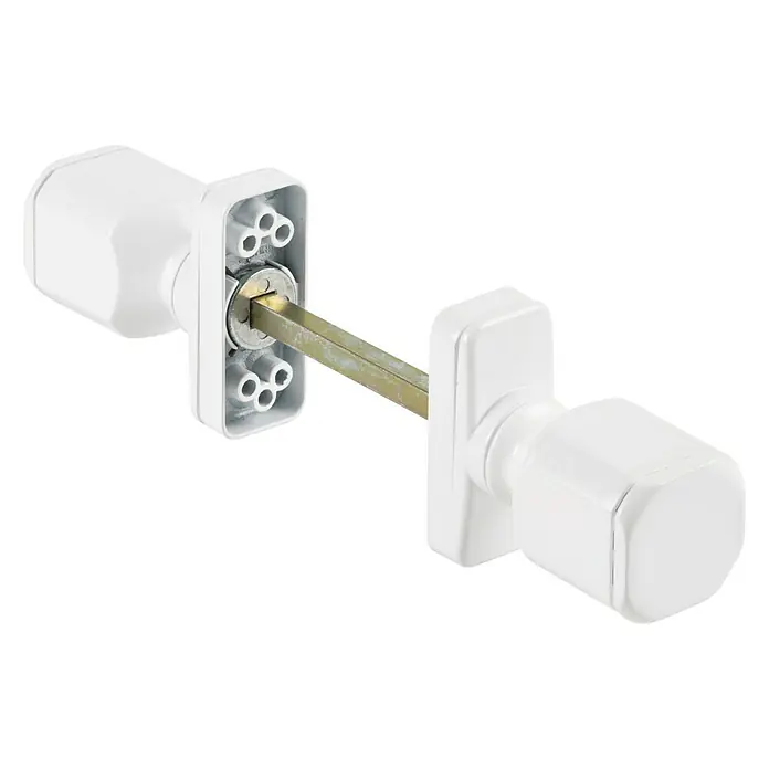 Pomo para puerta - Aluminio, Blanco