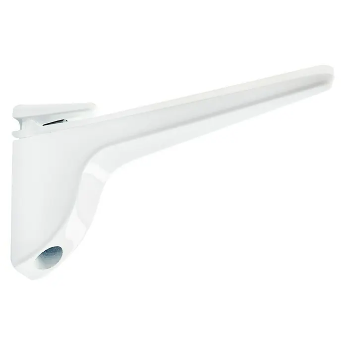 Format Wandregalhalter Pinocchio - L x B x H: 13 x 6,5 x 2,5 cm, Weiß - Vorderansicht