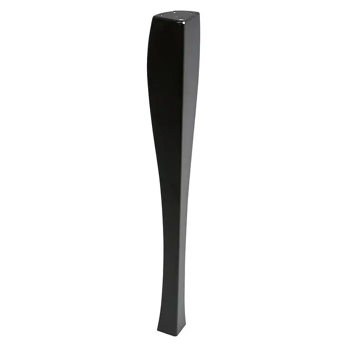 Pata de mesa - L x An x Al: 6 x 6 x 70 cm, Negro