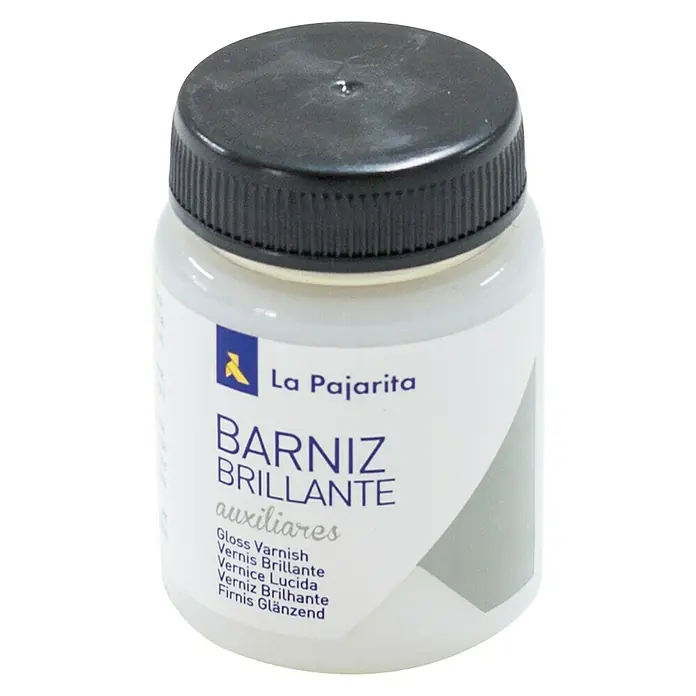 La Pajarita Barniz Final brillante - Incoloro, 75 ml, Brillante