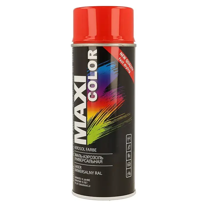 Dupli-Color Pintura en spray Maxi color - Brillante, 400 ml, RAL2002 - Vista frontal