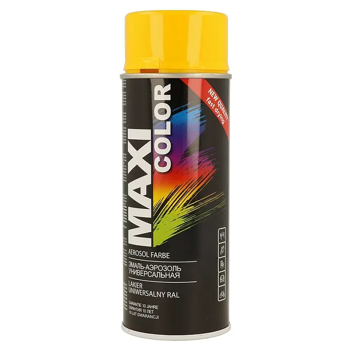 Dupli-Color Pintura en spray Maxi color - Brillante, 400 ml, RAL1023 - Vista frontal