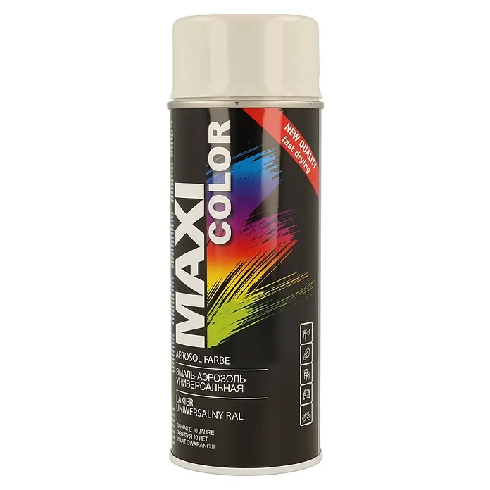 Dupli-Color Pintura en spray Maxi color - Brillante, 400 ml,  RAL7035 - Vista frontal