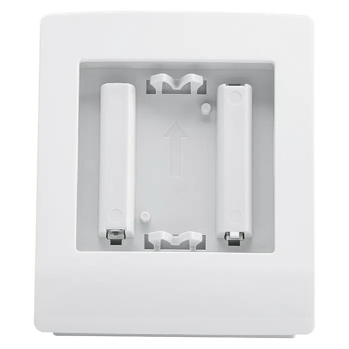 Homematic IP Halterung Tischaufsteller - Batteriebetrieben, 7,9 x 9 x 6,7 cm, Weiß - Vorderansicht