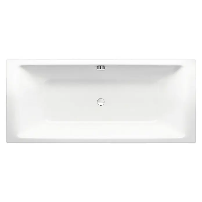 Kaldewei Badewanne Puro Duo 665 - 190 x 90 cm, Stahl-Email, Alpinweiß - Ansicht von oben