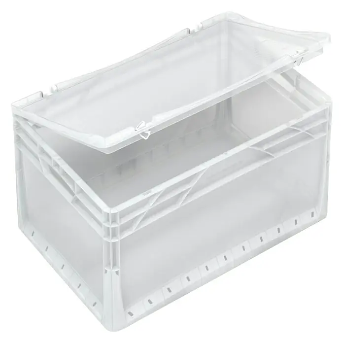 Surplus Systems Deckel - Passend für: Surplus Systems Euronormbox 60 x 40 cm, L x B: 60 x 40 cm, Polypropylen, Transparent - Ansicht von oben