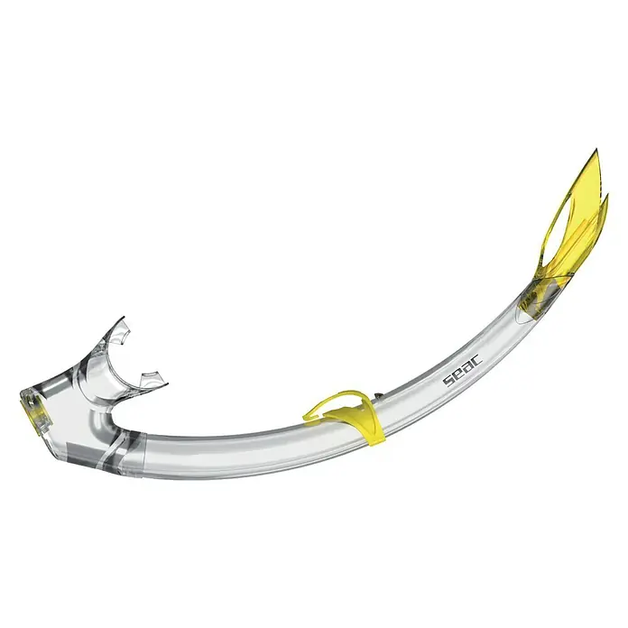 Seac Sub Tubo de buceo Tribe - Apto para: Adultos y niños, Amarillo, Policarbonato