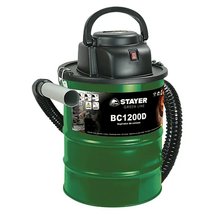 Stayer Aspirador para ceniza BC 1200D - 1.200 W - Vista angular