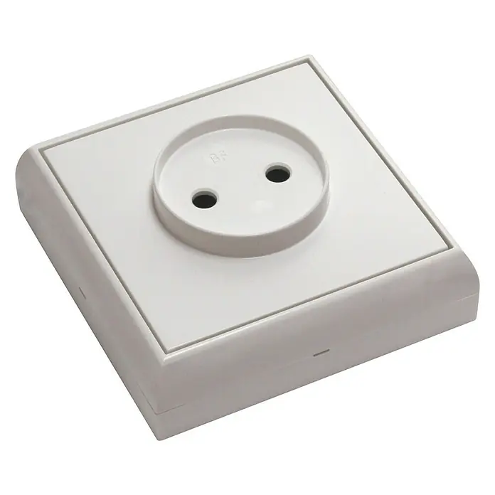 Fontini BF-25 Enchufe Monoblock - Blanco, Plástico, En pared