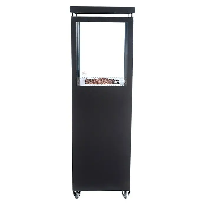 Estufa de exterior París - Potencia calorífica: 6,5 kW, Altura: 132,5 cm - Vista frontal