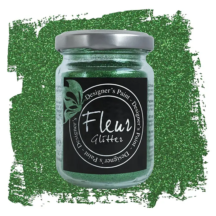 Fleur Purpurina Glitter - Jade Green, 90 g, Brillante - Información del producto