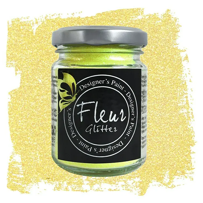 Fleur Purpurina Glitter - Giallo, 90 g, Brillante - Información del producto