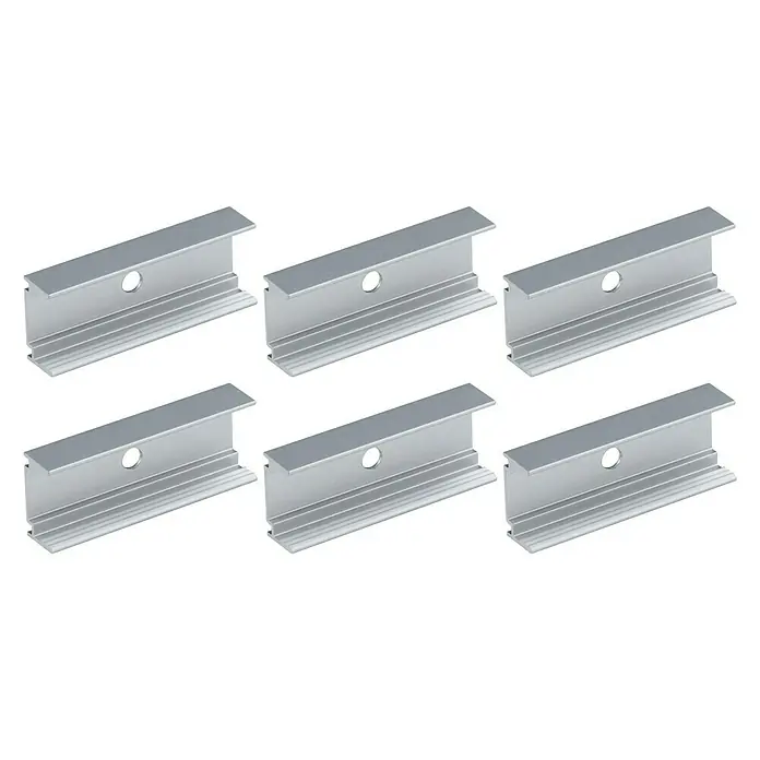 Paulmann Plug & Shine Montageclip-Metall Stripe - Passend für: Paulmann Plug & Shine LED-Band - Vorderansicht