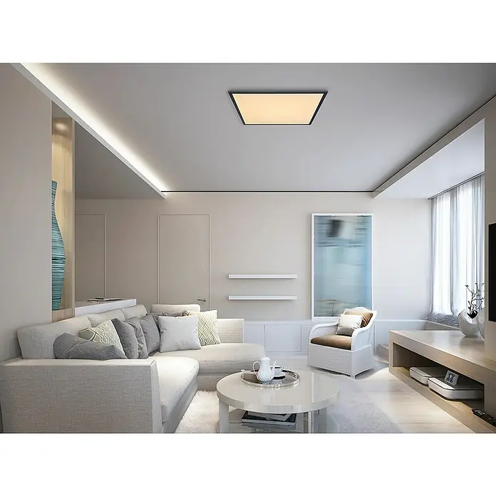 Globo LED panel Suzaku - 30 W, D x Š x V: 45 x 45 x 5,5 cm, Topla bijela - Živopisni prikaz