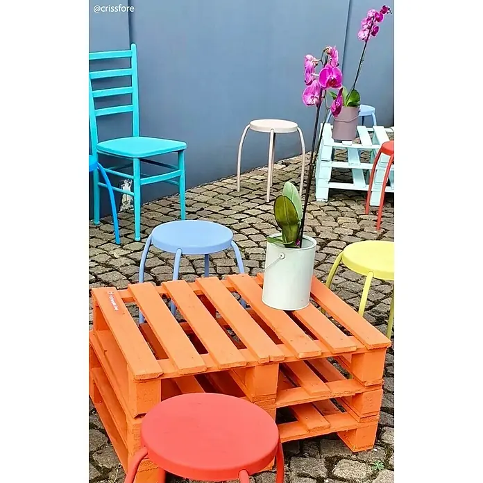 Fleur Pintura en spray Chalky Look - Mate, 300 ml, Tropi Sunset - Foto ambiente