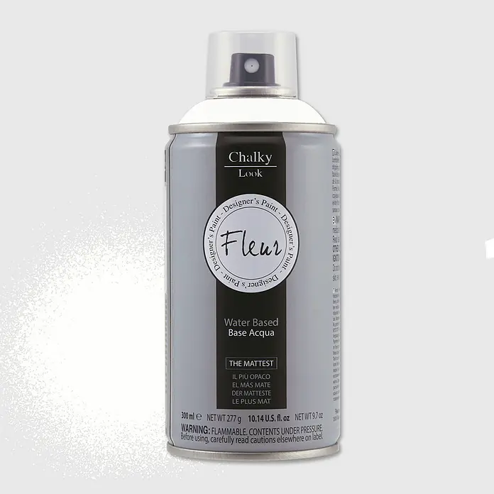 Fleur Pintura en spray Chalky Look - Mate, 300 ml, Titanium Blanco - Foto ambiente