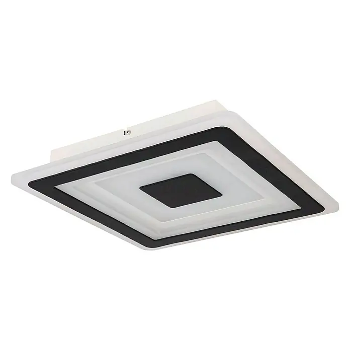 Globo LED stropna svjetiljka Bibiana - 34 W, D x Š x V: 39,5 x 39,5 x 6 cm, RGB - Dijagonalni pogled