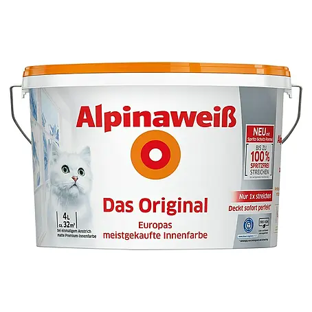Alpina Alpinaweiß Wandfarbe Das Original