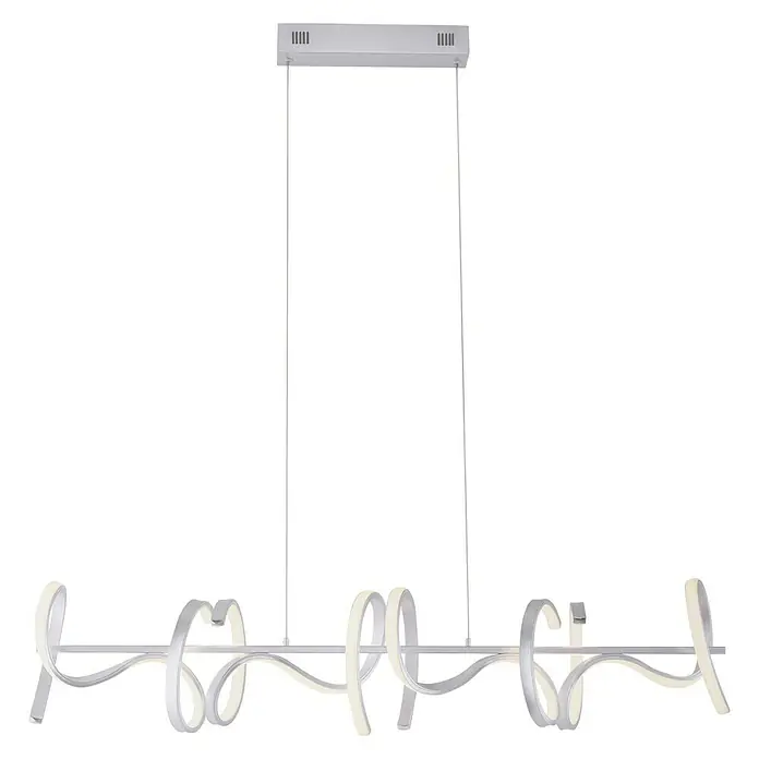 LeuchtenDirekt LED-Pendelleuchte - Höhe: 135 cm - Vorderansicht