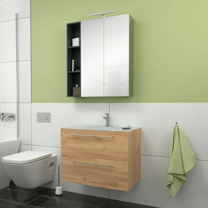 Camargue Espacio Badmöbel-Set G66 - 80 cm, Doce - Stimmungsaufnahme