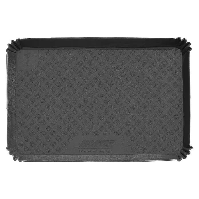 Mottez Kofferraummatte - L x B: 95 x 60 cm, Rutschfest - Ansicht von oben