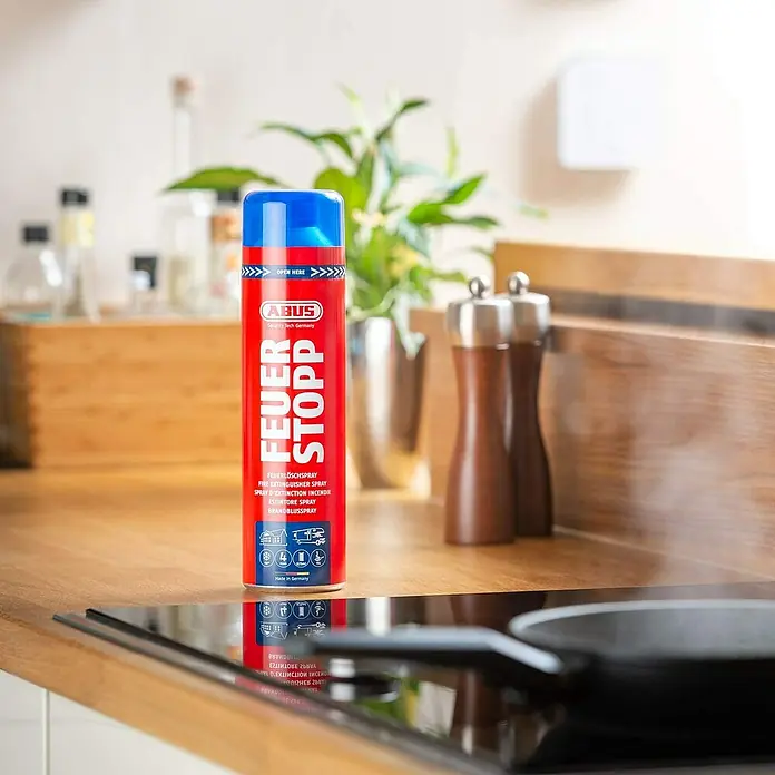 Abus Feuerlöschspray AFS625 - Geeignet für: Bekämpfung von Entstehungsbränden, 625 ml - Stimmungsaufnahme
