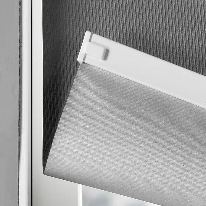 Rollo mit Kassette - B x H: 120 x 175 cm, Grau - Detailaufnahme