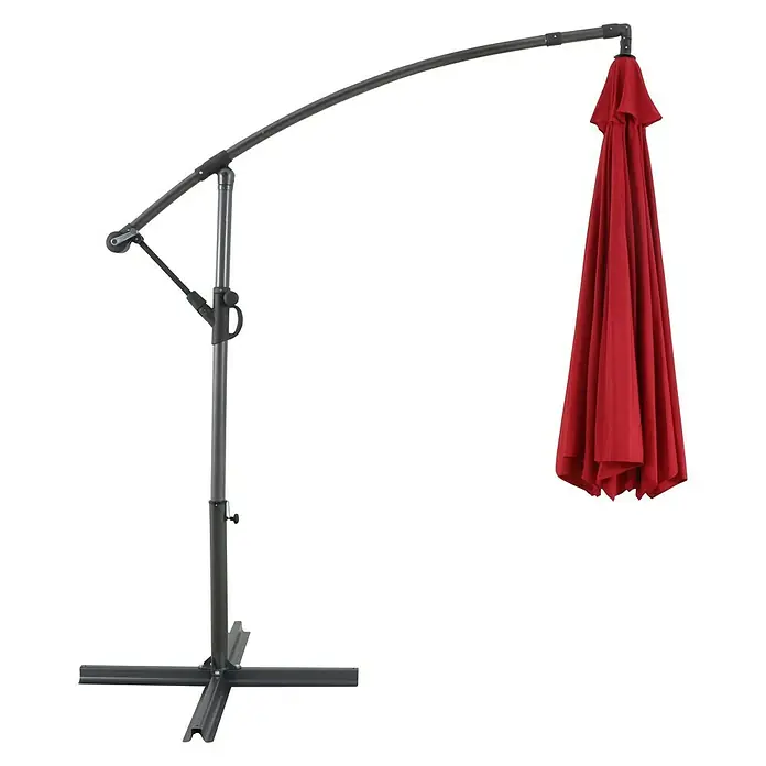 Sunfun Ampelschirm Toscana - Chili, Durchmesser: 350 cm - Rechte Seitenansicht