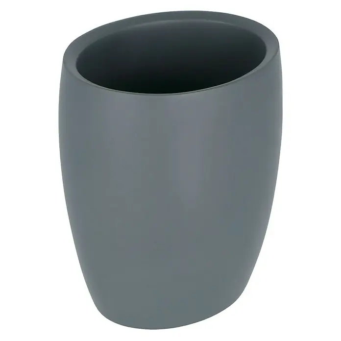 Venus Flakoni Zahnputzbecher - Grau, Polyresin - Diagonale Ansicht