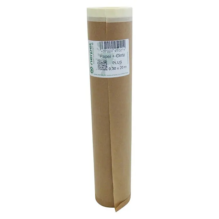 Rollo de papel + Cinta Plus - L x An: 20 m x 30 cm