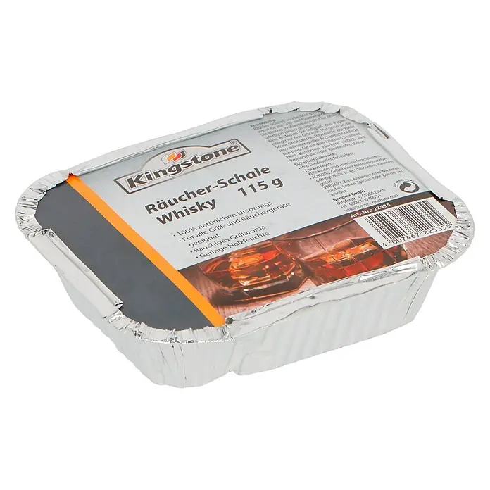 Kingstone Räucherschale Whisky - 115 g - Diagonale Ansicht