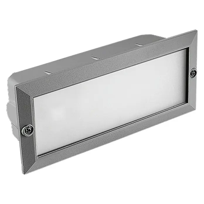 Forlight Aplique exterior empotrable Tamesis - 60 W, 8 x 24 x 10 cm, Antracita, IP44