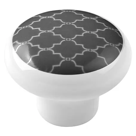 Rei  Set de pomos para muebles Deco negro