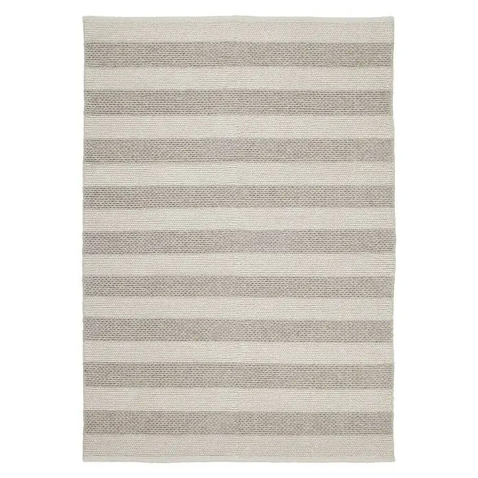 Kayoom Wollteppich Jodhpur 410 - Natur, 150 x 80 cm, 100 % Wolle - Ansicht von oben