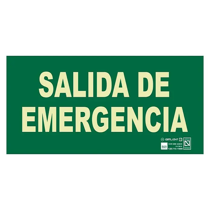 Cartel - Verde/Amarillo, Salida de emergencia