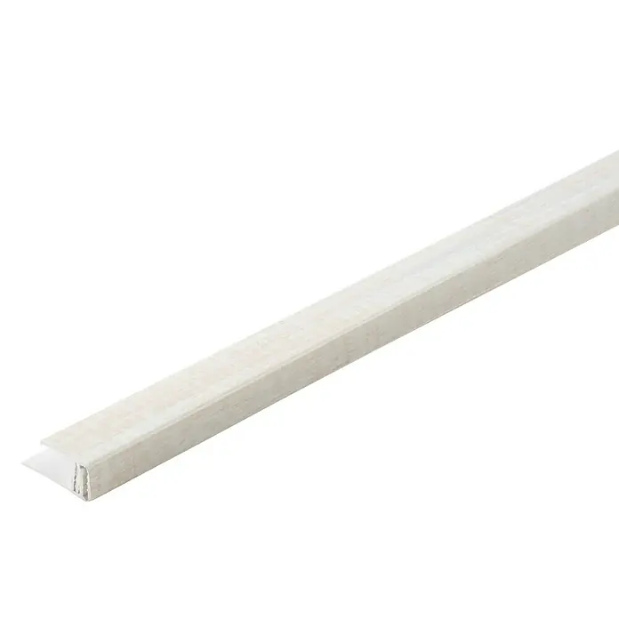 Grosfillex Perfil de cierre en U Datcha - Blanco, 260 x 2 x 1,1 cm