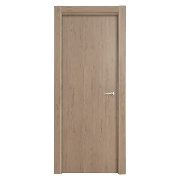 Solid Elements Puerta interior vinílica Toronto - 72,5 x 203 cm, Izquierda, Roble claro, Alveolar, Ciega