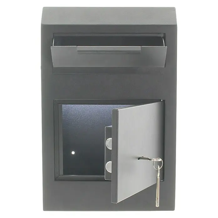 Rottner Einwurftresor Cashmatic - 11,5 x 25 x 38 cm, Doppelbartschloss