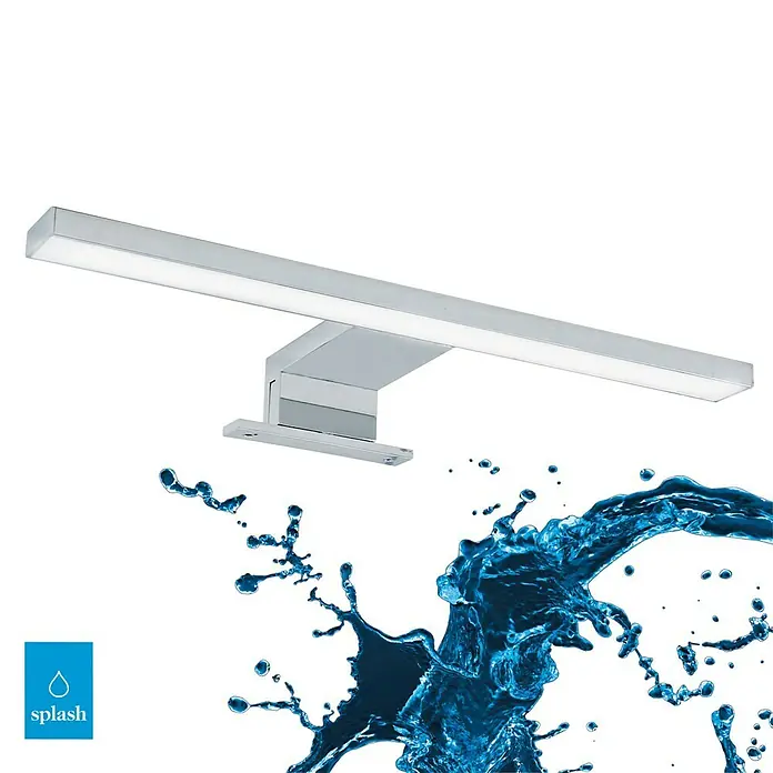 Briloner Aplique LED para espejo - 5 W, Cromo, L x An x Al: 30 x 10,3 x 3,6 cm