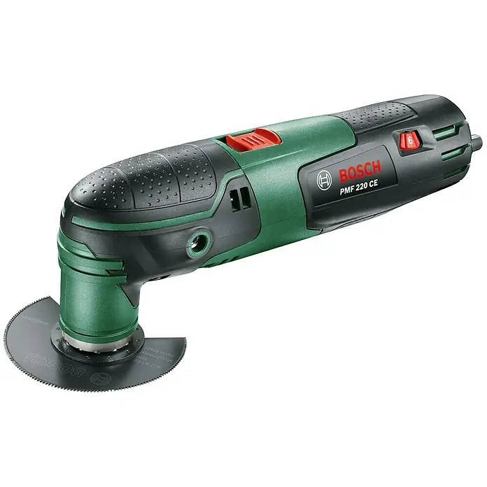 Bosch Multifunktionswerkzeug PMF 220 CE - 220 W, Oszillationswinkel: 2,8°, Werkzeugaufnahme: STARLOCK-System - Vorderansicht