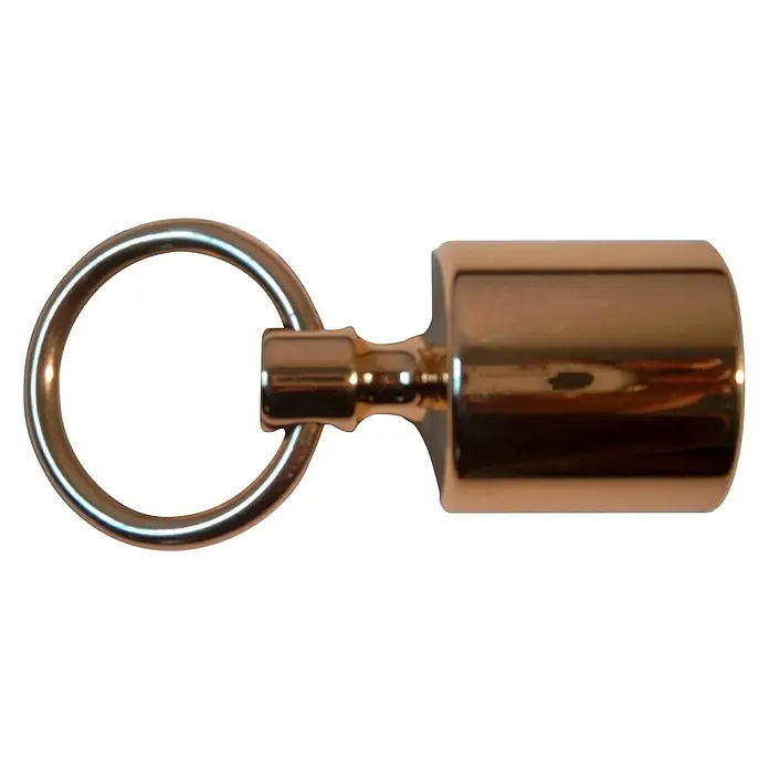 Conacord Endstück mit Öse - Für Seildurchmesser: 30 mm, Messing, Poliert - Vorderansicht