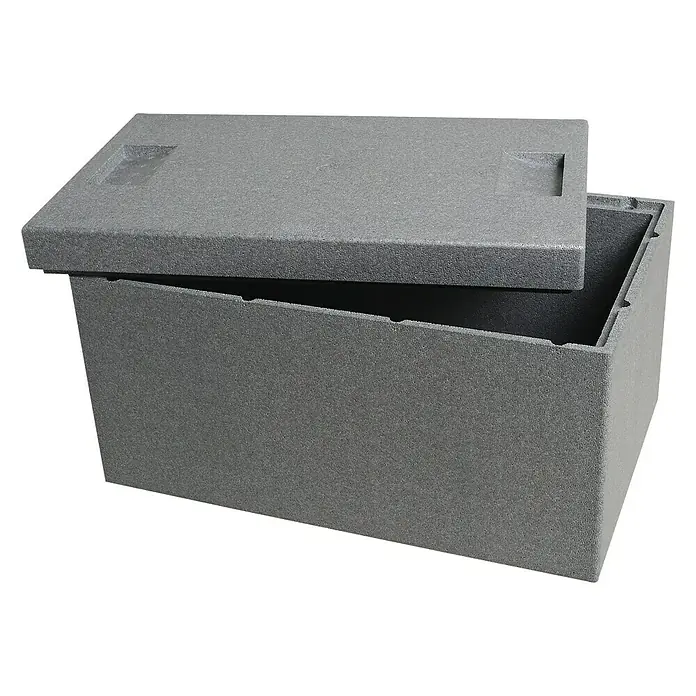 Termo kutija - 54,5 x 35 x 30 cm, Prikladno za: Prehrambeni proizvodi, Ekspandirani polistirol (EPS) - Pogled sprijeda