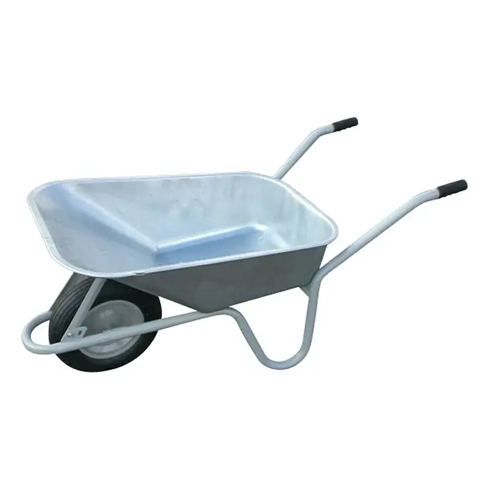 Gartenschubkarre - 85 l, Material Wanne: Stahl - Vorderansicht